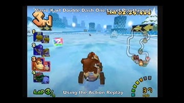 Mario Kart Double Dash Star Cup One-Level Playthrough using the Action Replay for Gamecube :D #Sub