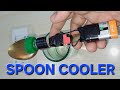DIY Spoon Cooler Fan | Food cooler | On and Off mini fan | Local Electrician