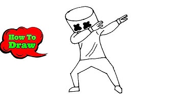 How To Draw Marshmallow For Beginners | Marshmallow Drawing Easy