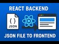 #6 Backend JSON файлыг Frontend-д унших үйл явцыг тайлбарлах 1-р хэсэг (soundless)