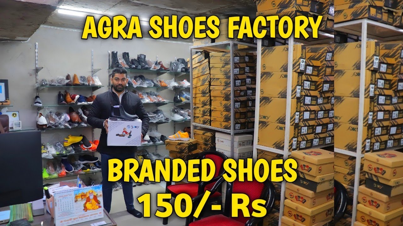 Agra Shoes Factory 150/ Rs Shoes Wholesale Market In Agra Baxxy