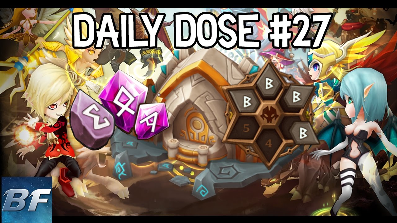 Summoners war - Bunto - Daily Dose #27 - Water Frank, Anavel, Rune ...