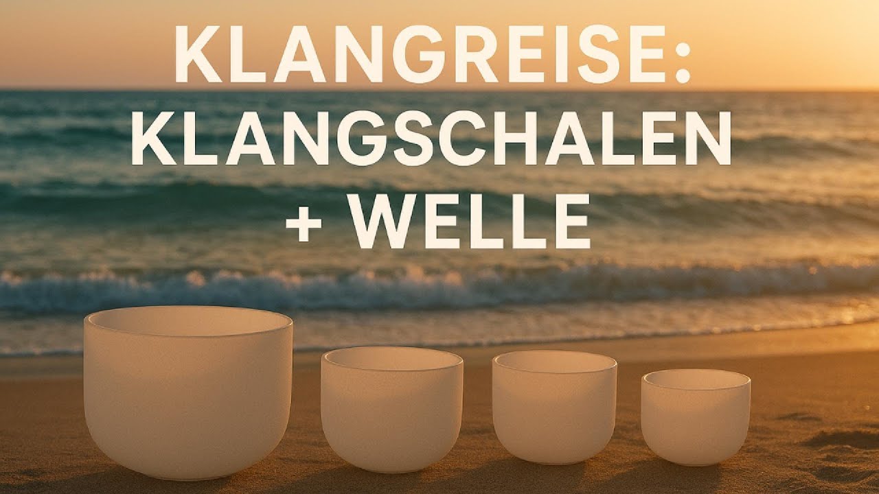 4 Stunde Sound Healing: Kristall-Klangschalen + Ozeanwellen | Stressabbau, Schlaf & Meditation