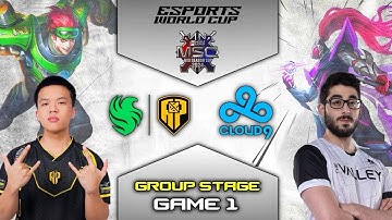 FALCONS AP.BREN VS CLOUD9 MATCH 1 GROUP STAGE MLBB MSC 2024