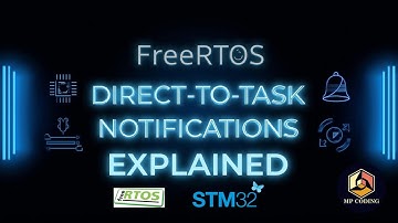 Direct-to-Task Notifications in FreeRTOS with STM32 (Synchronization Primitives #05)