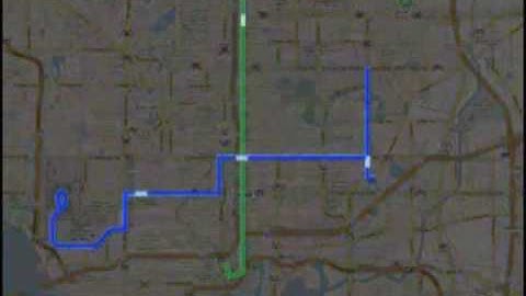 Bus Rapid Transit Map Animation