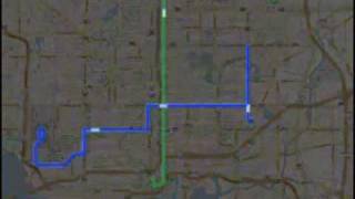 Bus Rapid Transit Map Animation