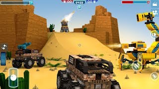 trò chơi bắn xe tăng - Blocky Cars Online cu lỳ chơi game screenshot 1