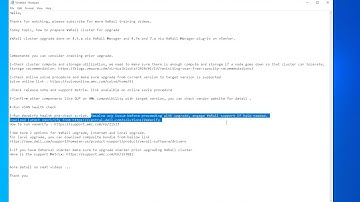 How to prepare VxRail cluster for upgrade