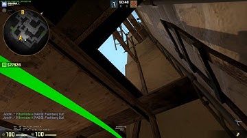 Mirage A flashes from under balc