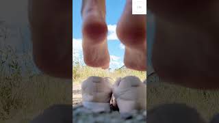 Pov A Bug Under The Bench - Public Sneaker Shoeplay