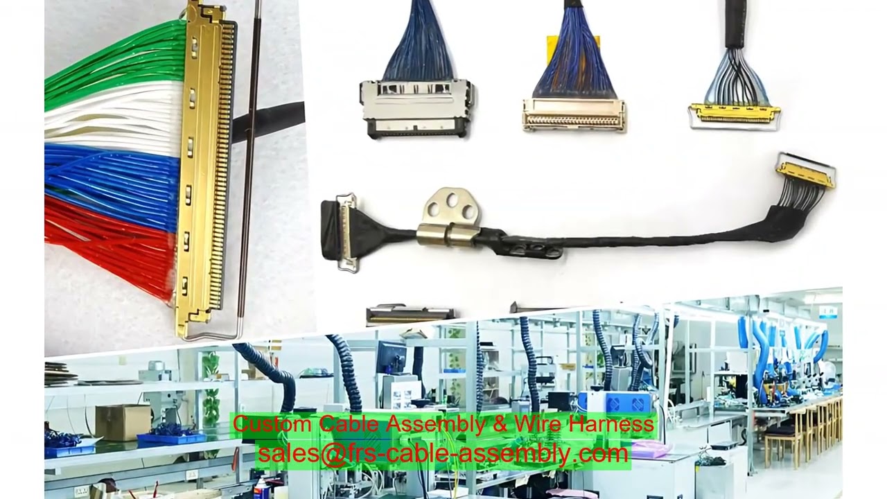 smart helmet industrial miner EMI suppressed UL AWM MIPI CSI DSI KEL to JST IP67 PVC jacket braid sh