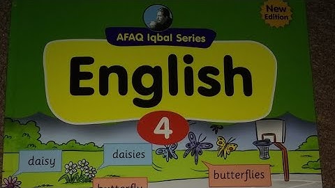 Afaq Iqbal Series New English Class 4 Page No 1
