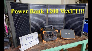#497 Inverter Power Bank 1200W Pecron Con Pannelli Solari