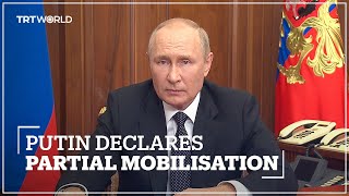 Putin announces partial military mobilisation