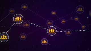 group people network icon link connection technology loop animation 4k btzf5xskgg  D