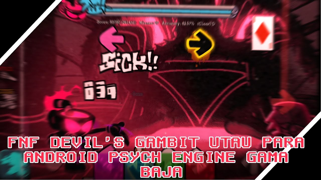FNF Devils Gambit Utau port Psych Engine Android para (gama baja) - YouTube