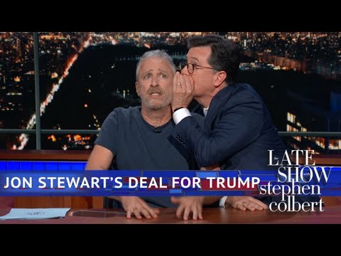 Jon Stewart Is Ready To Negotiate With Donald Trump