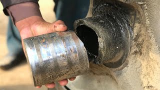 Broken Trunnion Shaft Repair Suspension System | Rebuilding Truck Suspension Trunnion