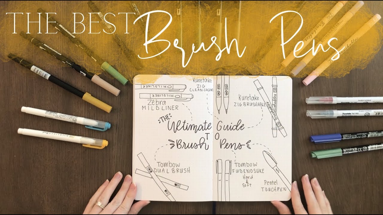 Review: Using Tombow ABT Brush Pens in the Bullet Journal