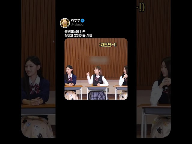 공부하는데 자꾸 찾아와 방해했다는 미미미누?