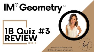 Unit 1B Quiz #3 Review
