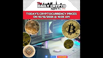 Crypto Market Update —10/12/2025, 10:05AM  #Bitcoin #Crypto #DeFiDan7 @XRP_Alerts @Bitcoin @ethereum