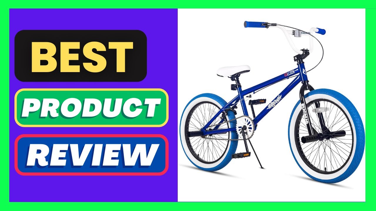 vollsch Freestyle BMX Bikes 20 Inch Kids Bicycle with 4 Pegs for 8-15 Years