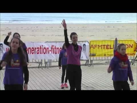Flashmob Téléthon Dinard Samedi 05 Décembre 2015 avec Génération-Fitness