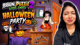 Brain Puzzle 2: Logic Twist – Halloween Party Level Walkthrough | Full Gameplay 🎃👻 screenshot 1