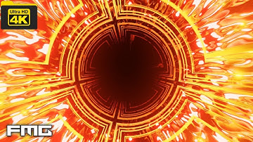 4K Video | abstract gold and red background #139 | No Copyright VJ Loop Video