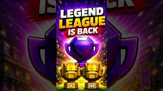 LEGEND LEAGUE IS BACK 🔥 (CWL UPDATE) || Clash of clans