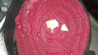 Beetroot dosa with palli chutney stuffing | viral recipes | బీట్రూట్ దోశ పల్లి చట్నీ తో