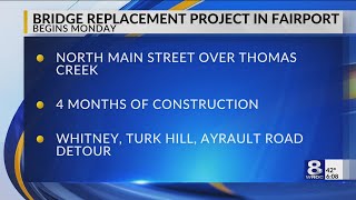 Road closures start next week on Rt. 250 in Fairport due to construction