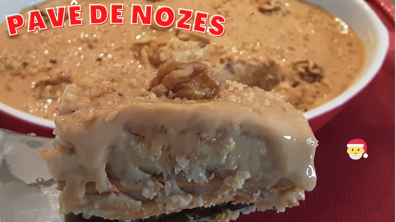 O MELHOR PAVÊ DE NOZES PARA SUA MESA DE NATAL - RECEITA FÁCIL- DELICIOSO