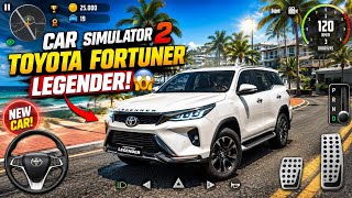 🔥 Finally Bought Toyota Fortuner Legender in Car Simulator 2! | First Drive Gameplay 🚙 screenshot 1