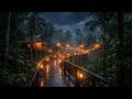 Nonstop Cabin Rain Sounds for Deep Sleep | Heavy Rain Ambience for Relaxation, Focus & Healing