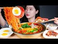 얼큰 햄폭탄 부대찌개 순두부 라면사리 리얼사운드먹방/SPICY SAUSAGE STEW! ARMY STEW ❤️7 KINDS OF SAUSAGES Mukbang Eating Show