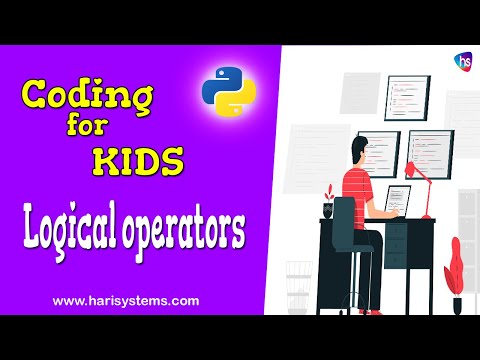 Logical operators - Logical Operator in Python - Free Python for kids - Coding - Harisystems