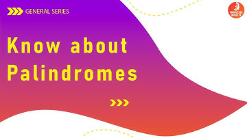Know About Palindromes | #shorts | Vedantu Knowledge Nuggets