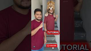 Lurking lioneffect tutorial 😲 ! #tutorialfilter #videoediting #edit #tutorial #viral #trending