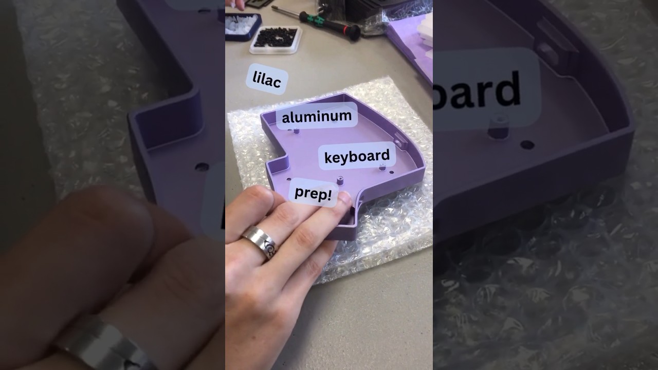 A Keyboard hero without a cape. Iris SE Lilac to change your typing life. 