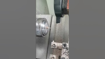 Mini thread processing #cnc #tornado #cncmachine