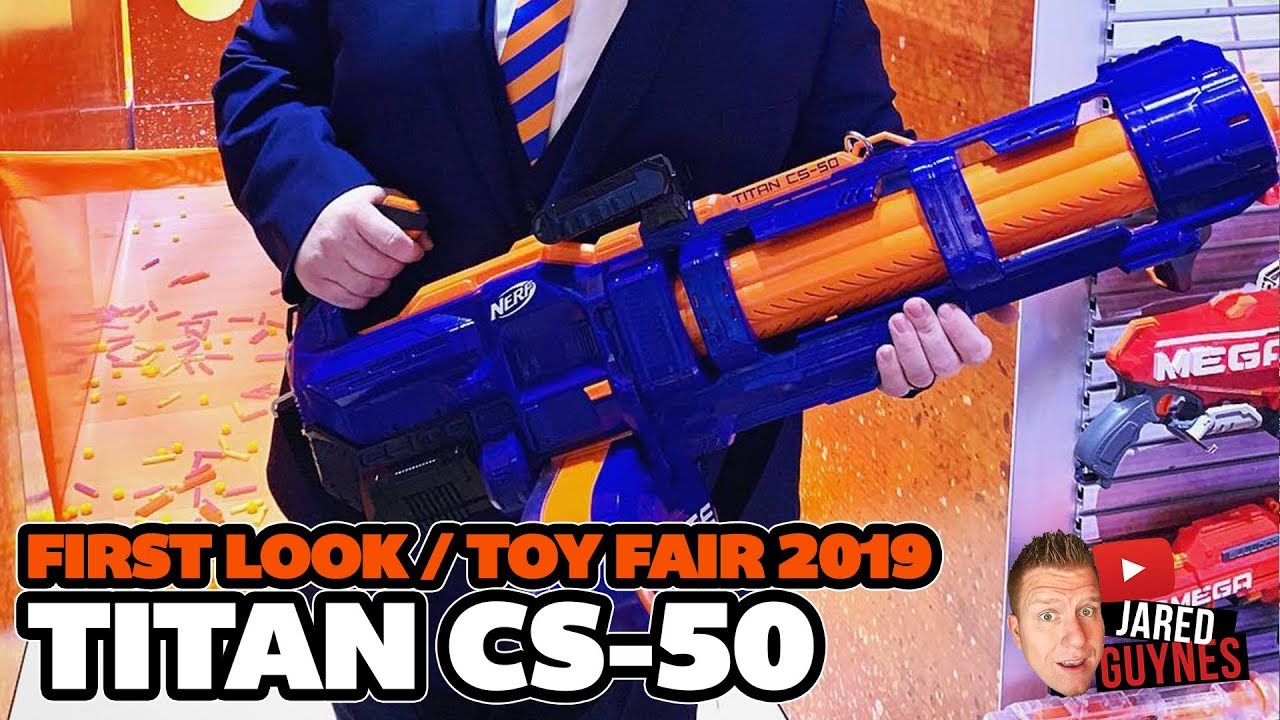 FIRST LOOK] Nerf Titan CS-50 - Toy Fair 2019 - YouTube
