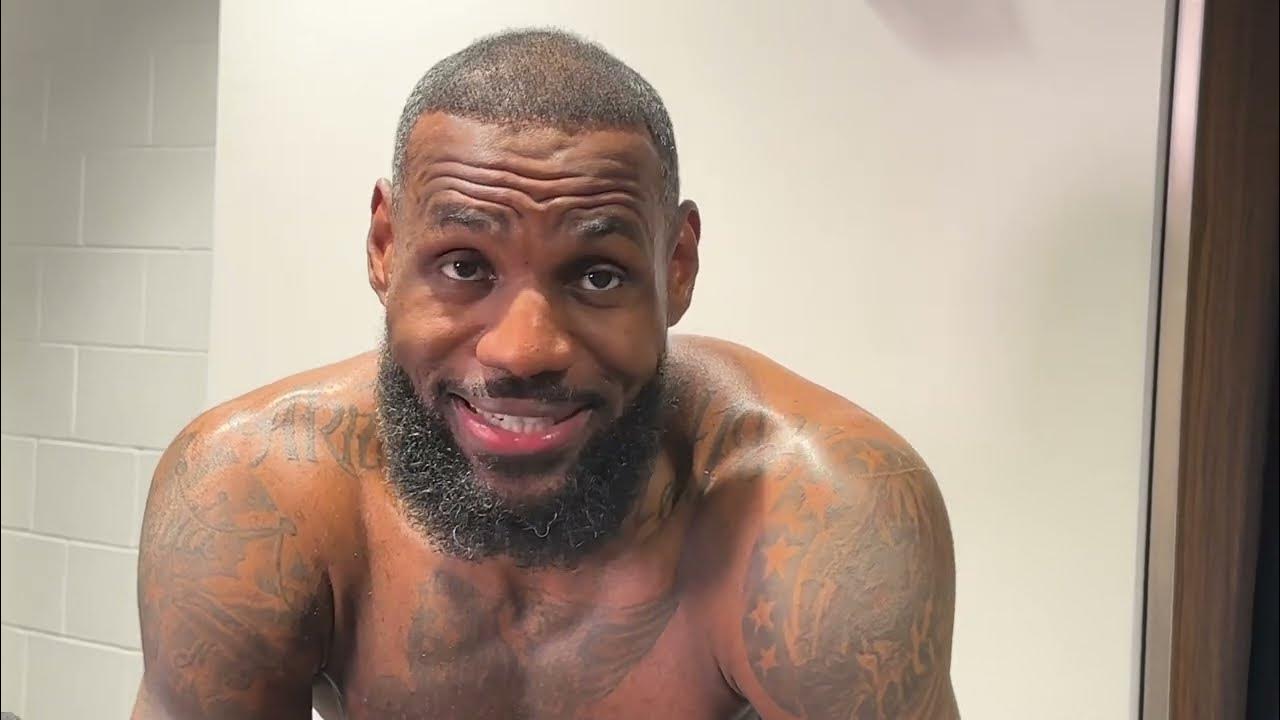 Lebron James Talks Postgame About Lakers Win Over Pelicans And Spencer