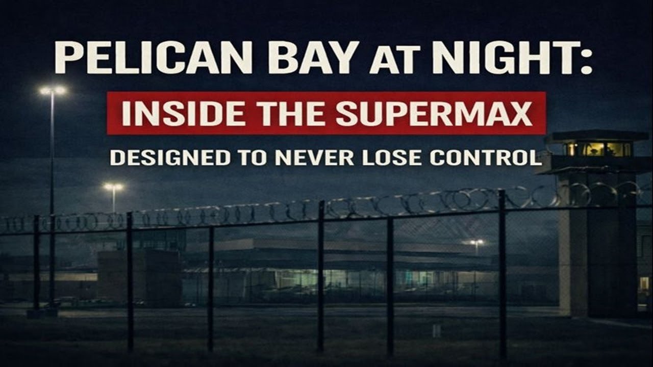 Пеликан-Бэй ночью. Внутри тюрьмы строгого режима «Супермакс», спроектированной так, чтобы никогда...