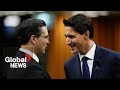 Chaos erupts in house of commons as trudeau poilievre exchange personal attacks