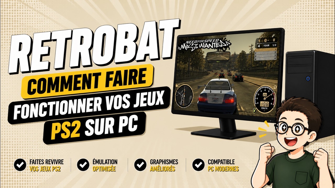 RETROBAT : Comment faire fonctionner vos jeux PS2 sur PC 🕹️ (Guide ...