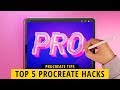 Top 5 Procreate Hacks That Will Blow Your Mind!!! // Ghost Paper