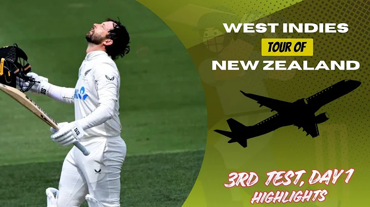 WI vs Nz 3rd Test 🇳🇿  Latham’s 137 & Conway’s 178* Shines on Day 1 #cricketnews #nzvswi 